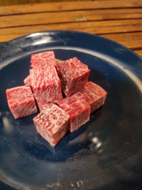 日本A5和牛骰子牛